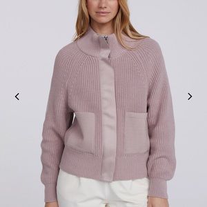 VARLEY Delfern Sweater Jacket sz Medium in Rose